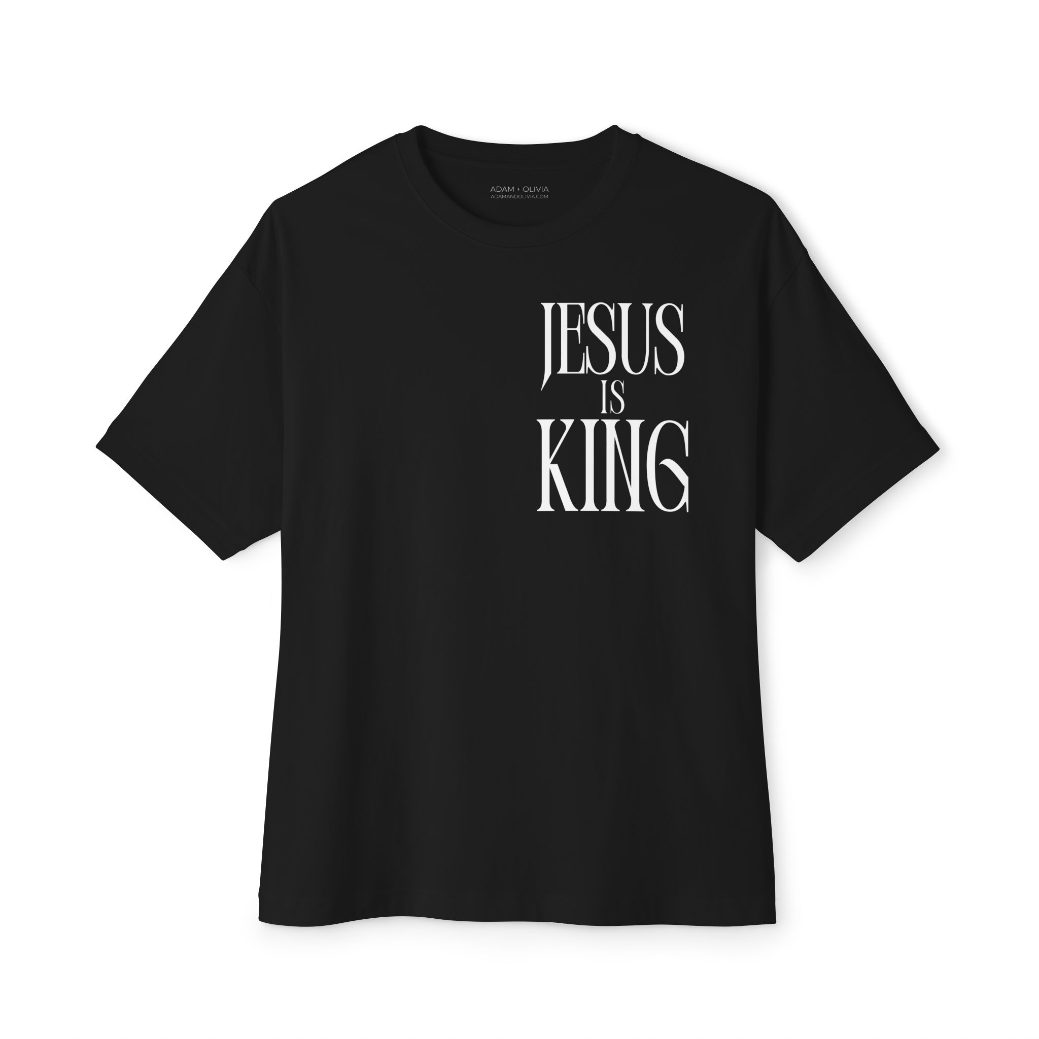 Jesus Is King - Unisex Oversized Boxy Tee